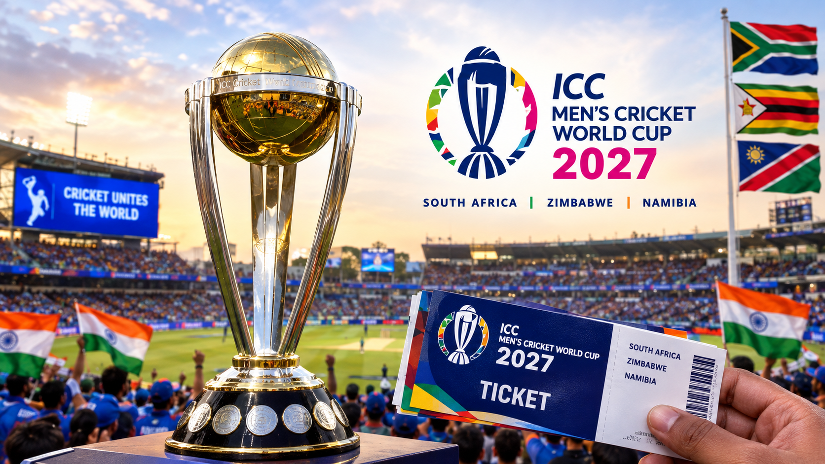 2027 క్రికెట్ ప్రపంచకప్ టికెట్లకు భారీ డిమాండ్