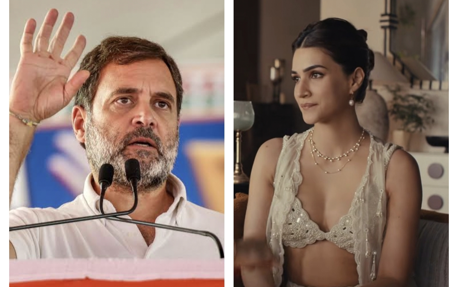 కృతి సనన్ రాహుల్ గాంధీ వివాదం